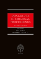 Disclosure in Criminal Practice 2e 0192899406 Book Cover