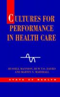 Cultures for Performance in Health Care (State of Health) 033521553X Book Cover