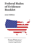 Federal Rules of Evidence: 2020 Edition 1670524957 Book Cover