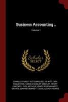 Business accounting .. Volume 1 1375871374 Book Cover