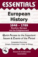 Essentials of European History, 1648-1789 : Bourbon, Baroque and the Enlightenment (Essentials Study Guides) 0878917071 Book Cover