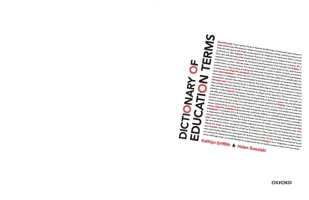 Dictionary of Education Terms 0195568133 Book Cover