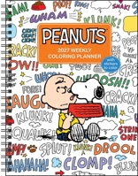 PEANUTS® 2027 Monthly/Weekly Coloring Calendar with Stickers to Color B0GF9MBW8Y Book Cover