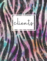 Clients: Record Client Demographics, Notes, and Purchases | Single Page Customer Entry | Provide World Class Service 1688830413 Book Cover