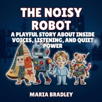 The Noisy Robot: A Playful Story About Inside Voices, Listening, and Quiet Power (The Bedroom Squad) B0GNW87475 Book Cover