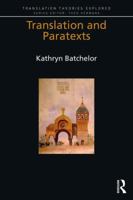 Translation and Paratexts 1138488976 Book Cover