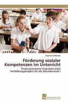 Förderung sozialer Kompetenzen im Unterricht 3838125738 Book Cover