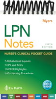 LPN Notes: Nurse's Clinical Pocket Guide 080365796X Book Cover