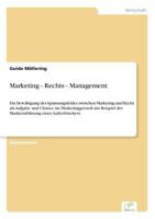 Marketing - Rechts - Management 3867463840 Book Cover