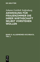 Allgemeines Kochbuch, Teil 2 3112460553 Book Cover