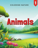 Coloring Nature: Animals B0CNNQK73N Book Cover