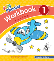 Jolly Phonics Workbook 1 in Print Letters: Jolly Phonics 1844146758 Book Cover