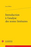 Introduction a l'Analyse Des Textes Litteraires 2406144593 Book Cover