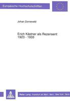 Erich Kaestner ALS Rezensent 1923 - 1933 3631426763 Book Cover