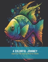 A Colorful Journey: Japanese Fish Coloring Book for Adults B0C5FPR8CT Book Cover