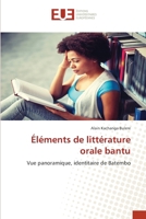 Éléments de littérature orale bantu (French Edition) 6206689182 Book Cover