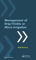 Management of Drip/Trickle or Micro Irrigation 1774632004 Book Cover