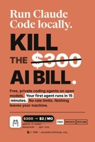 Run Claude Code Locally: Kill the $300 AI Bill with Free, Private Coding Agents on Ollama and Open Models (Local AI Playbooks) B0H49L868F Book Cover