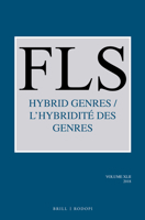 Hybrid Genres / L'Hybridit� Des Genres 9004357718 Book Cover