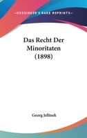 Das Recht Der Minoritaten 3743492830 Book Cover