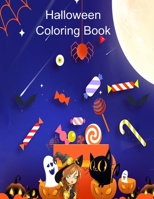 Halloween Coloring Book For Kids Ages 4-8: Cute Coloring Pages For Halloween, Hours Of Fun (60 Pages, 8.5x11inches): Great For Kids Of All Ages B09DMTSYJT Book Cover