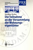 Die Teilnahme an Der Versammlung Der Wohnungseigentumer 354061396X Book Cover