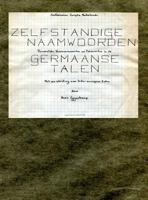 Zelfstandige naamwoorden, persoonlijke voornaamwoorden en telwoorden in de Germaanse talen, met een inleiding over Indoëuropese talen.: Facsimile ... tussen 1980 en 1982. 9492403005 Book Cover