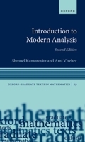 Introduction to Modern Analysis 0192849557 Book Cover