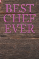 Best Chef Ever : Recipe Book to Write in Custom Cooking Recipes 1654074403 Book Cover