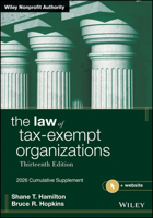 The Law of Tax-Exempt Organizations, 2026 Supplement 1394354339 Book Cover
