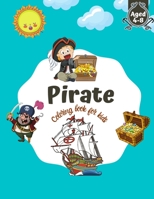 Pirate Coloring Book: Stress Relieving Designs Pirates, Ships, Treasures, Islands And Much More 0991780299 Book Cover