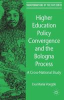 Higher Education Policy Convergence and the Bologna Process: A Cross-National Study 113741278X Book Cover