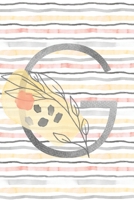 Food and Exercise Journal with Monogram Letter G: Daily Fitness Tracker for Women 1692789562 Book Cover