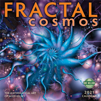 Fractal Cosmos 2021 Wall Calendar: The Mathematical Art of Alice Kelley 1631366513 Book Cover