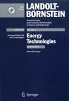 Renewable Energy (Landolt-Bornstein: Numerical Data and Functional Relationships in Science and Technology - New Series) 354042962X Book Cover