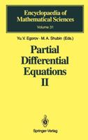 Partial Differential Equations II: Elements of the Modern Theory. Equations with Constant Coefficients (Encyclopaedia of Mathematical Sciences) 3540520015 Book Cover