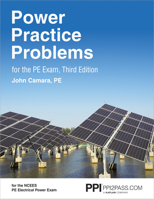 PPI Power Practice Problems for the PE Exam, 3rd Edition (Hardcover) – More Than 560 Practice Problems for the NCEES PE Electrical Power Exam 1591266327 Book Cover