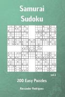 Samurai Sudoku - Easy 200 vol. 1 1721029923 Book Cover
