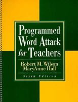 Programmed Word Attack for Teachers 0675201225 Book Cover