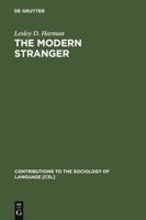 The Modern Stranger: On Language and Membership 3110112353 Book Cover