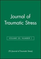 Journal of Traumatic Stress (JTS - single issue Journal of Traumatic Stress) 0787996084 Book Cover