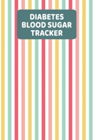 Diabetes Blood Sugar Tracker: Daily Blood Glucose Log Book (2 Years) For Women And Teen Girls - Stripes 1699254036 Book Cover