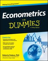 Econometrics for Dummies 1118533844 Book Cover