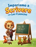 Impariamo a scrivere con Leo il leoncino (Italian Edition) B0GPQ3MFDF Book Cover