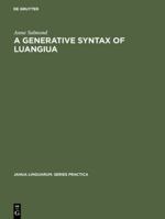 A Generative Syntax of Luangiua 9027927219 Book Cover