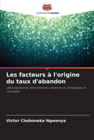 Les facteurs à l'origine du taux d'abandon: dans les écoles secondaires urbaines du Zimbabwe et remèdes (French Edition) 6207669231 Book Cover