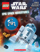 Epic Space Adventures (LEGO Star Wars: Activity Book with Minifigure) 0545917271 Book Cover