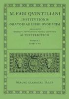 Institutionis Oratoriae Libri XII: Pars Prior, Libros I-VI Continens (Classic Reprint) 019814654X Book Cover