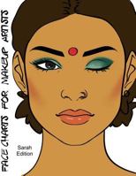 Face Charts for Makeup Artists Sarah 1983883115 Book Cover