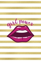 Grrl Power: All Purpose 6x9 Blank Lined Notebook Journal Way Better Than A Card Trendy Unique Gift Black And Gold Texture Fight Like A Girl 1706036418 Book Cover